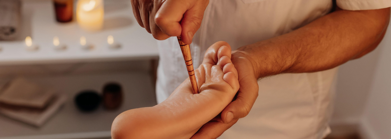 Rebalancing With Foot Reflexology at Nabua Thai